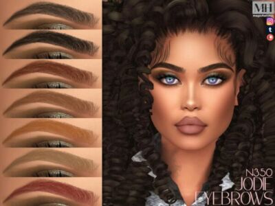 Jodie Eyebrows N350 by Magichandcc Sims 4 CC