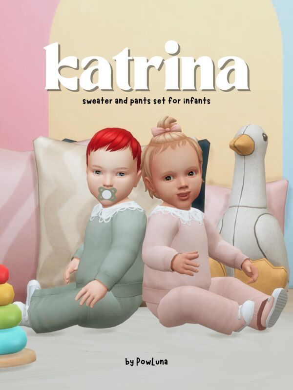 Katrina SET By Powluna Sims 4 CC