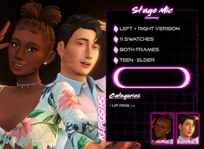 [Keiros] Stage MIC Sims 4 CC