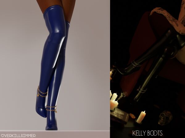 Stylish Kelly Boots for Women Sims 4 CC