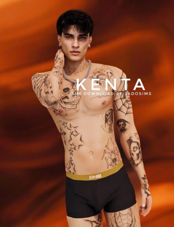 Download Kenta Sim for Free! Sims 4 CC