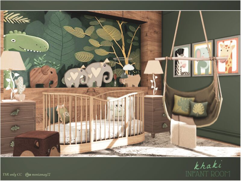 sims 4 cc khaki infant bedroom tsr only cc by moniamay72 4