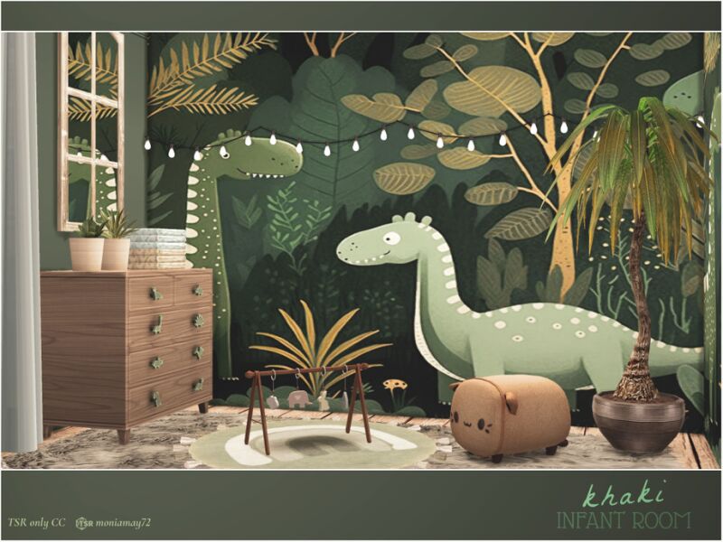 sims 4 cc khaki infant bedroom tsr only cc by moniamay72 5