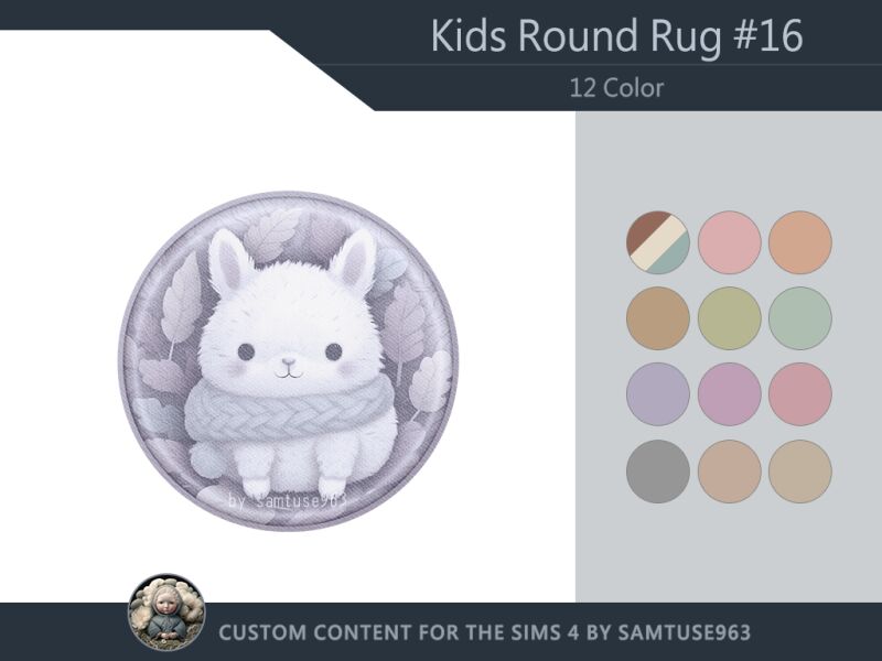 sims 4 cc kids round dance rug 16 samtuse963 3