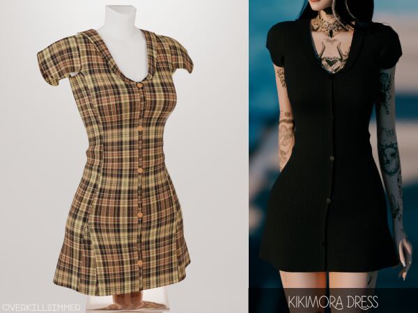 Kikimora Dress Sims 4 CC