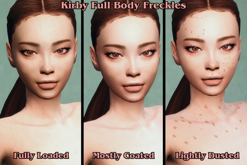 sims 4 cc kirby full body freckles 3 styles 2