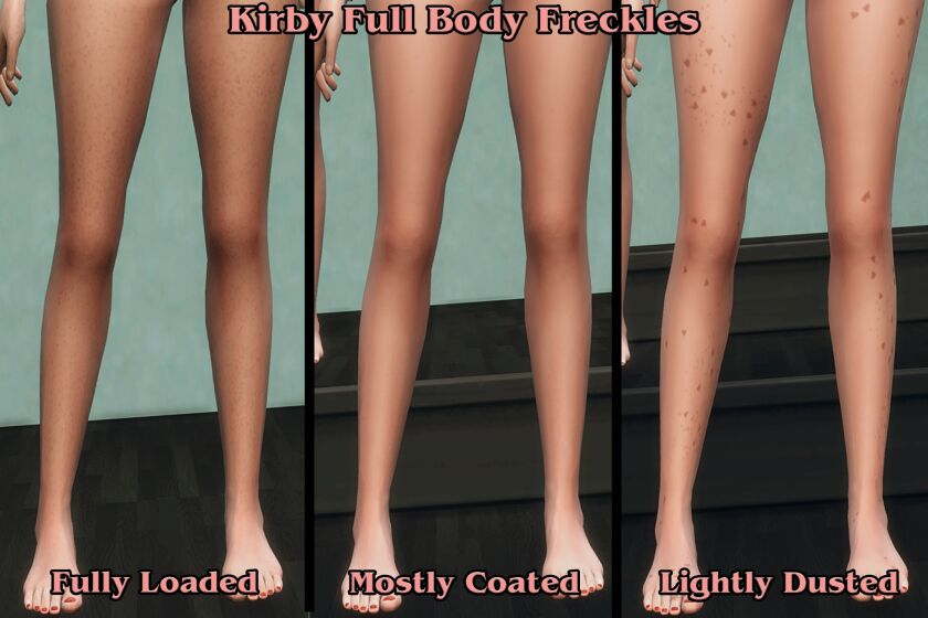 sims 4 cc kirby full body freckles 3 styles 4