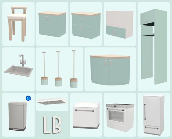 Ultimate Kitchen CC Mega-Pack for TS4 Sims 4 CC