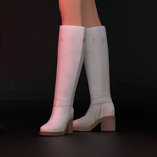 sims 4 cc knee high boots fall shoes collection 2