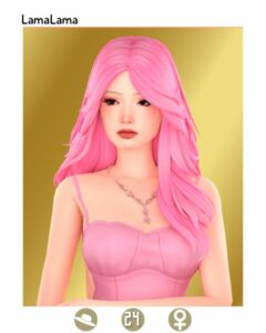 Lamalama | Hair Halsey Sims 4 CC