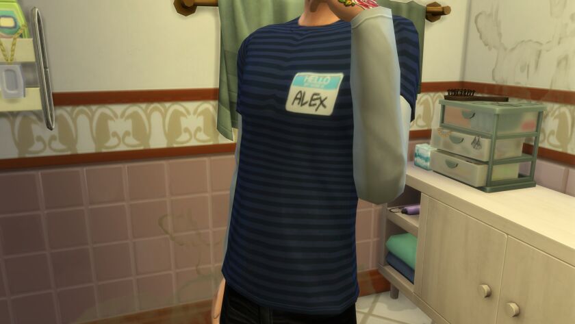 sims 4 cc layered striped tee 3