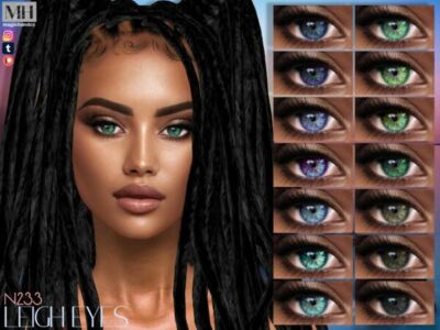 Leigh Eyes N233 – Stunning Eye Details Sims 4 CC