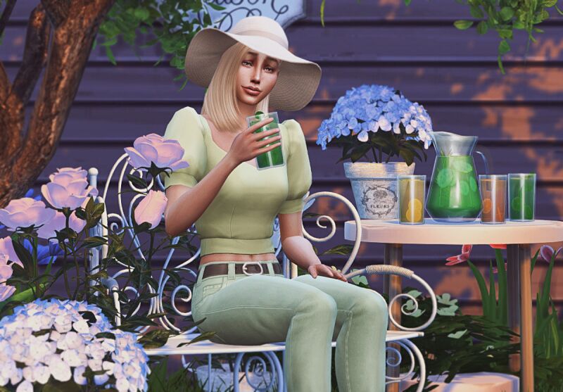 sims 4 cc lemonades in pitchers by somik severinka 2