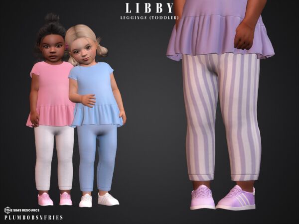 Libby Leggings for Toddlers Sims 4 CC