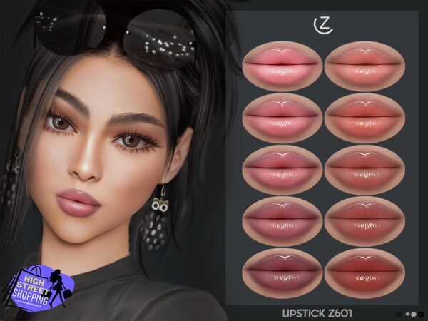 Lipstick Z601 by Zenx Sims 4 CC