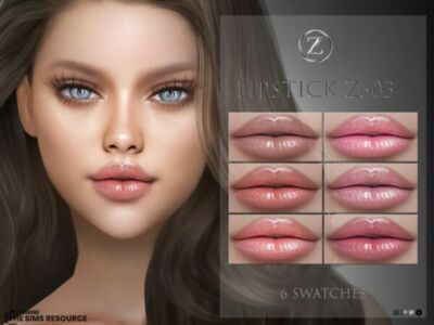 Lipstick Z603 by Zenx Sims 4 CC