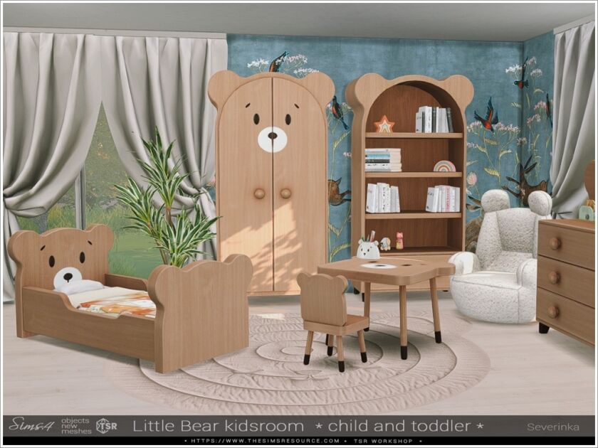 Little Bear Kidsroom Sims 4 CC