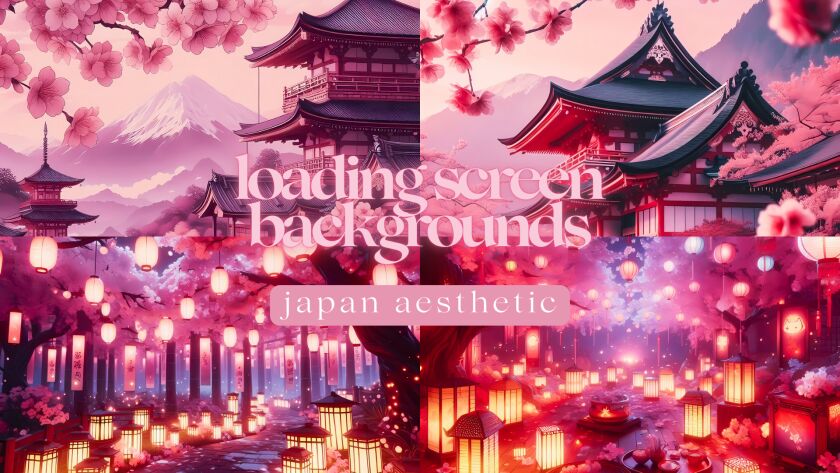 Japan Aesthetic Loading Screen Backgrounds Sims 4 CC