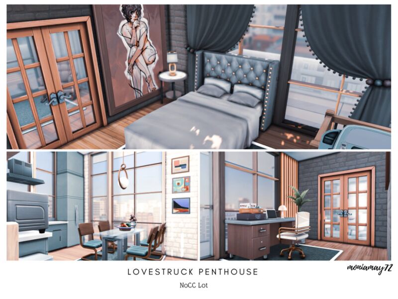 sims 4 cc lovestruck penthouse nocc lot by moniamay72 5