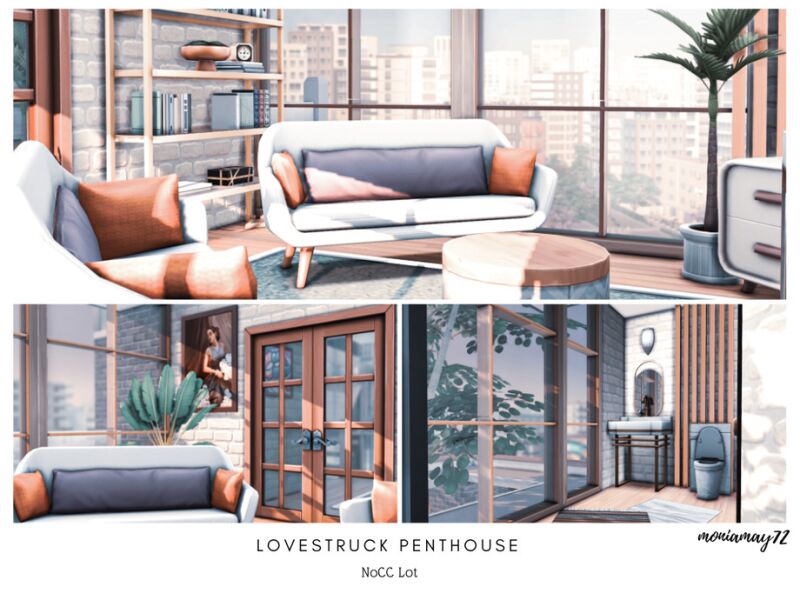 sims 4 cc lovestruck penthouse nocc lot by moniamay72 6