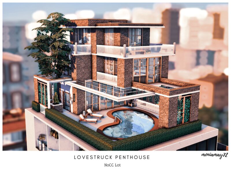 sims 4 cc lovestruck penthouse nocc lot by moniamay72 7