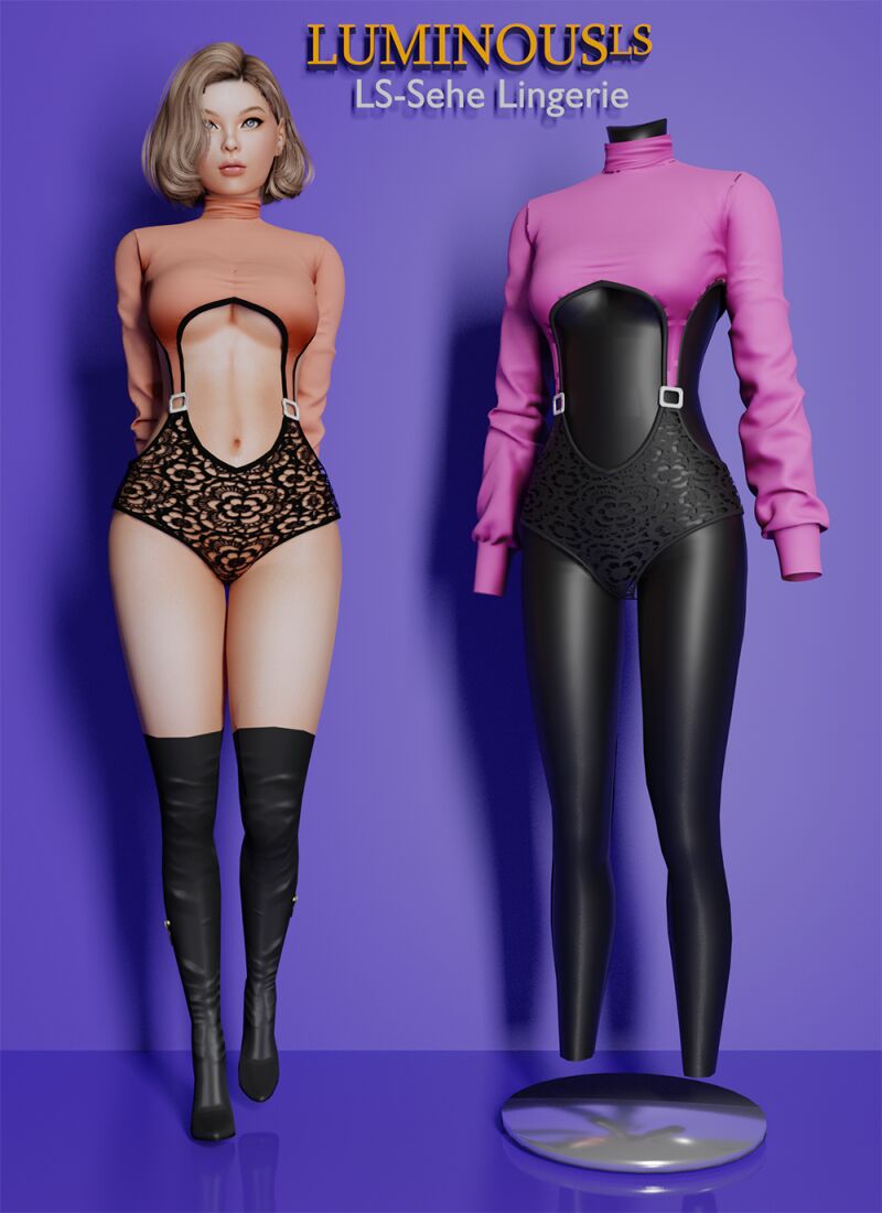 sims 4 cc ls sehe lingerie 2