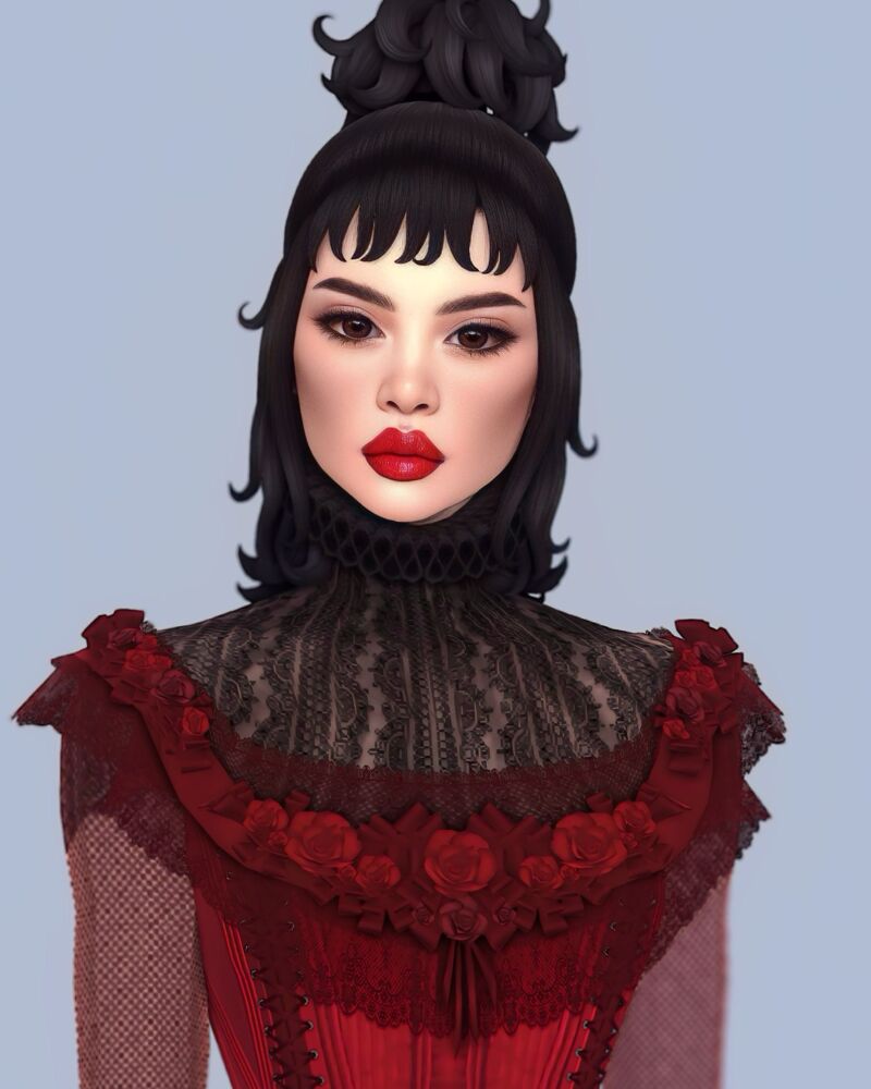 sims 4 cc lydia sim download by ladybugtrait 3