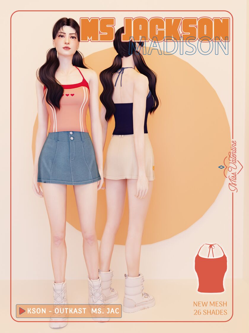 Madison Top Sims 4 CC