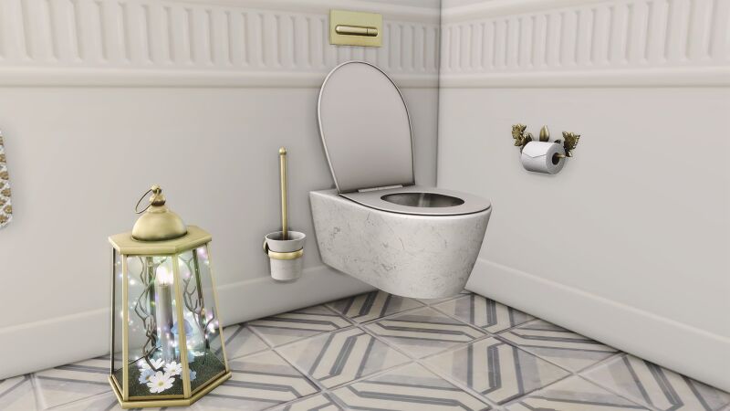 sims 4 cc magical fairy tale bathroom by lapanemona 3