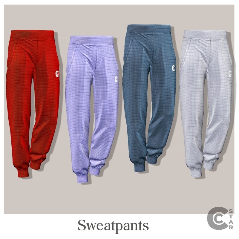 sims 4 cc male sweatpants cool content star 2