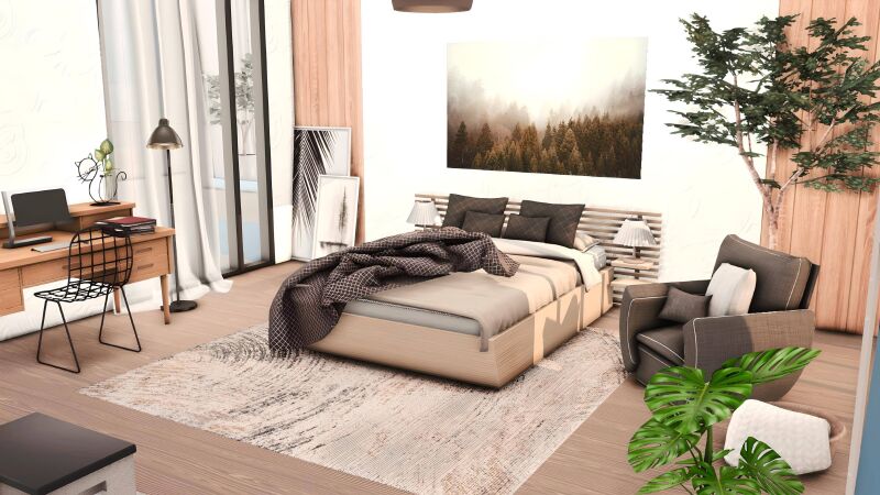 sims 4 cc marle bedroom by miwisimsie 2