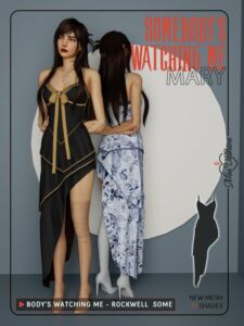 Mary Dress By Miss.valentine Sims 4 CC