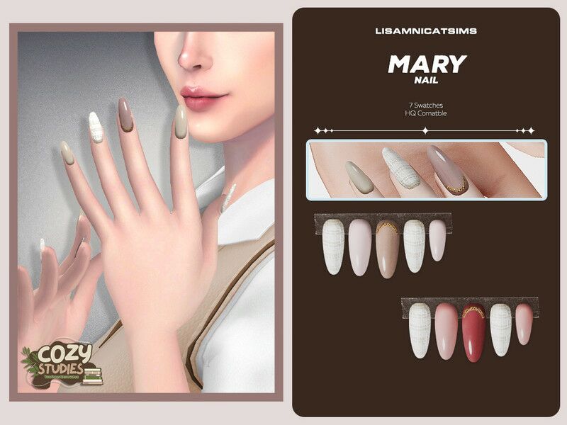 Mary Nail Sims 4 CC