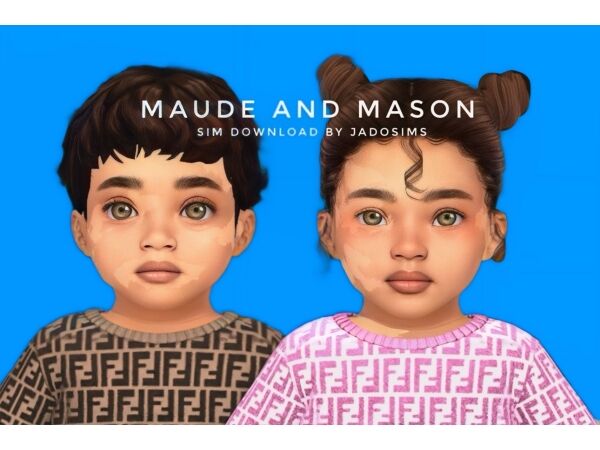 Maude And Mason ♡ – Free SIM Download Sims 4 CC