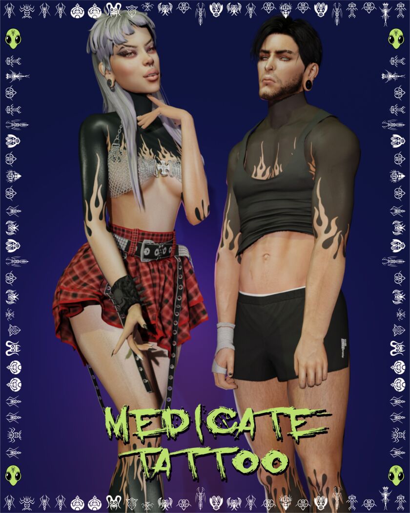 sims 4 cc medicate tattoo now free for everyone 4