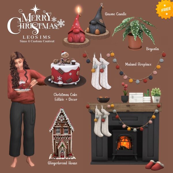 Merry Christmas 2024 Sims 4 CC