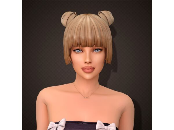 sims 4 cc mika hairstyle by aurumsims 2