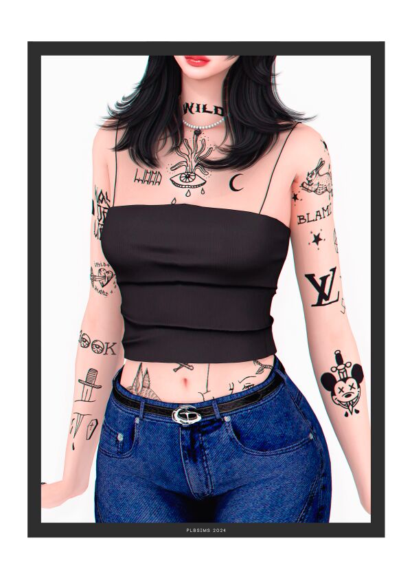 Minju Top – Gift Sims 4 CC