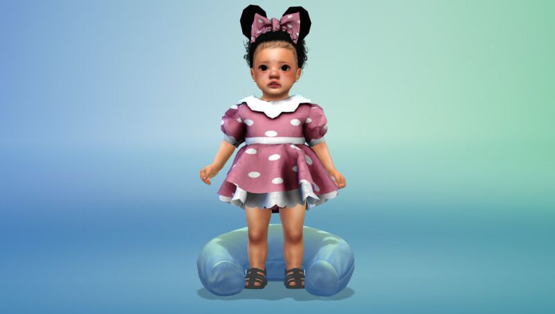 sims 4 cc minnie infant annabibi 2