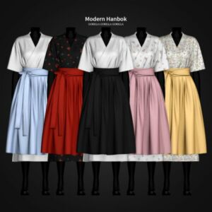 Modern Hanbok: A Stylish Twist Sims 4 CC