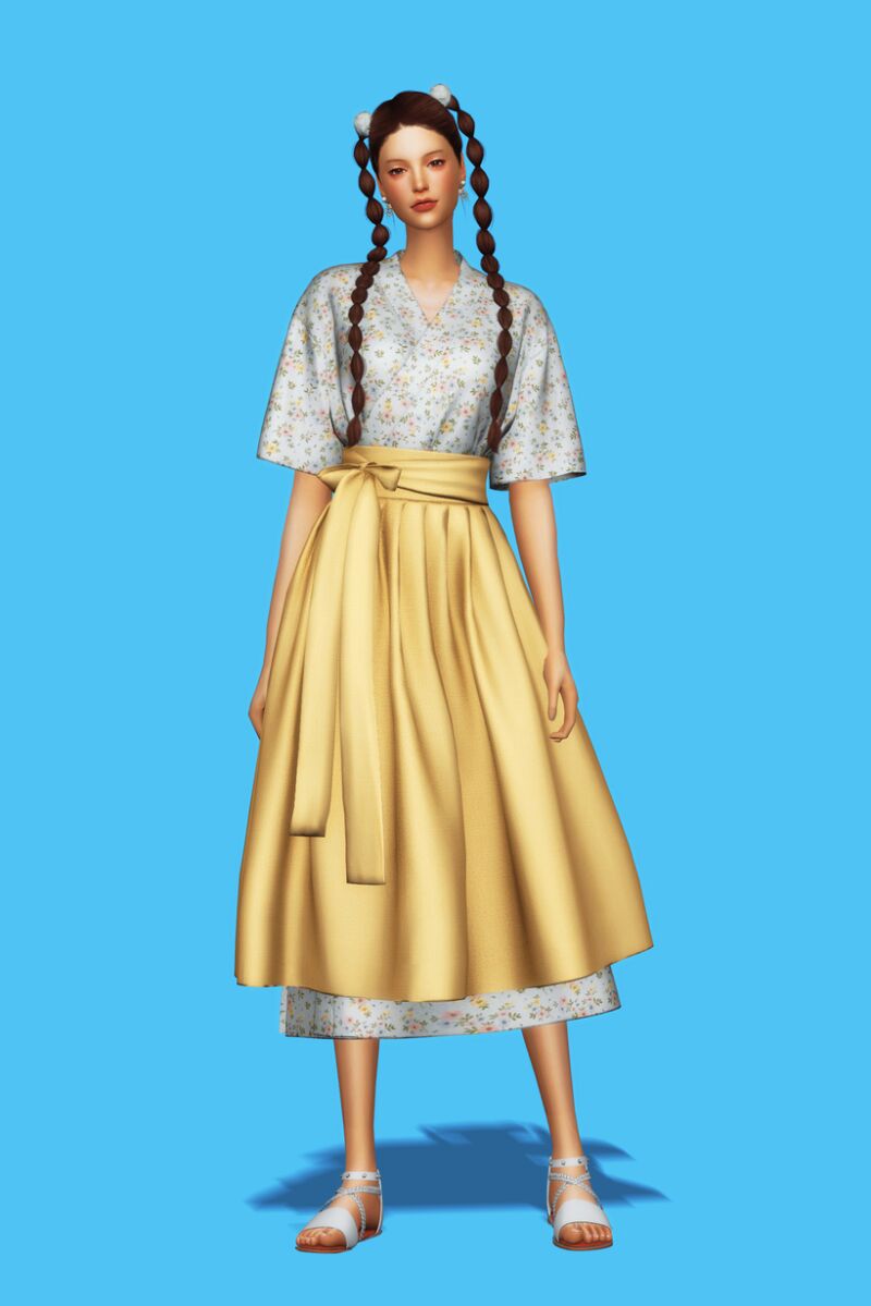 sims 4 cc modern hanbok by gorillax3 2