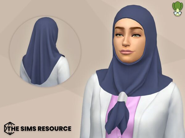 Modest Wear – Hijab #12 by Bokchoijo Sims 4 CC