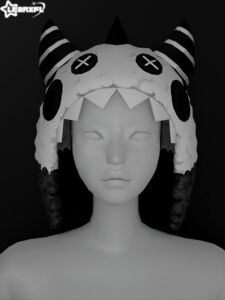 Monster Hat by Learxfl Sims 4 CC