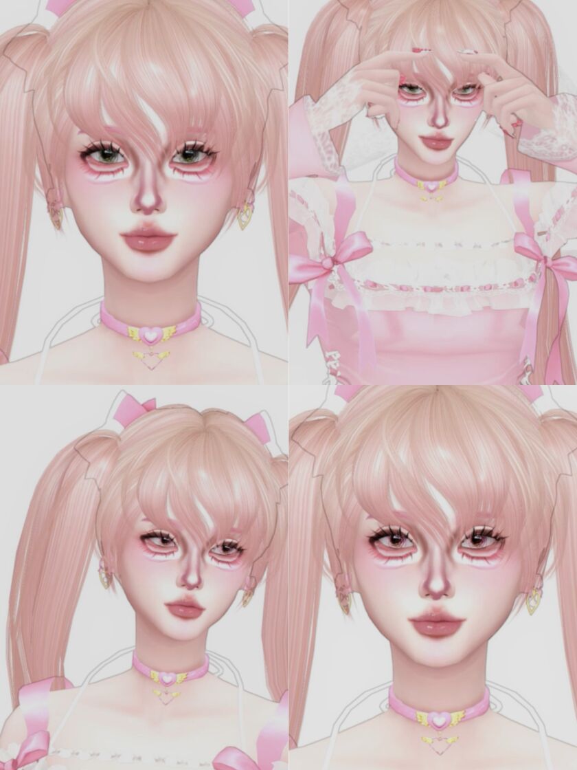 sims 4 cc more chinese cosplay makeup and contacts dl makeup 3