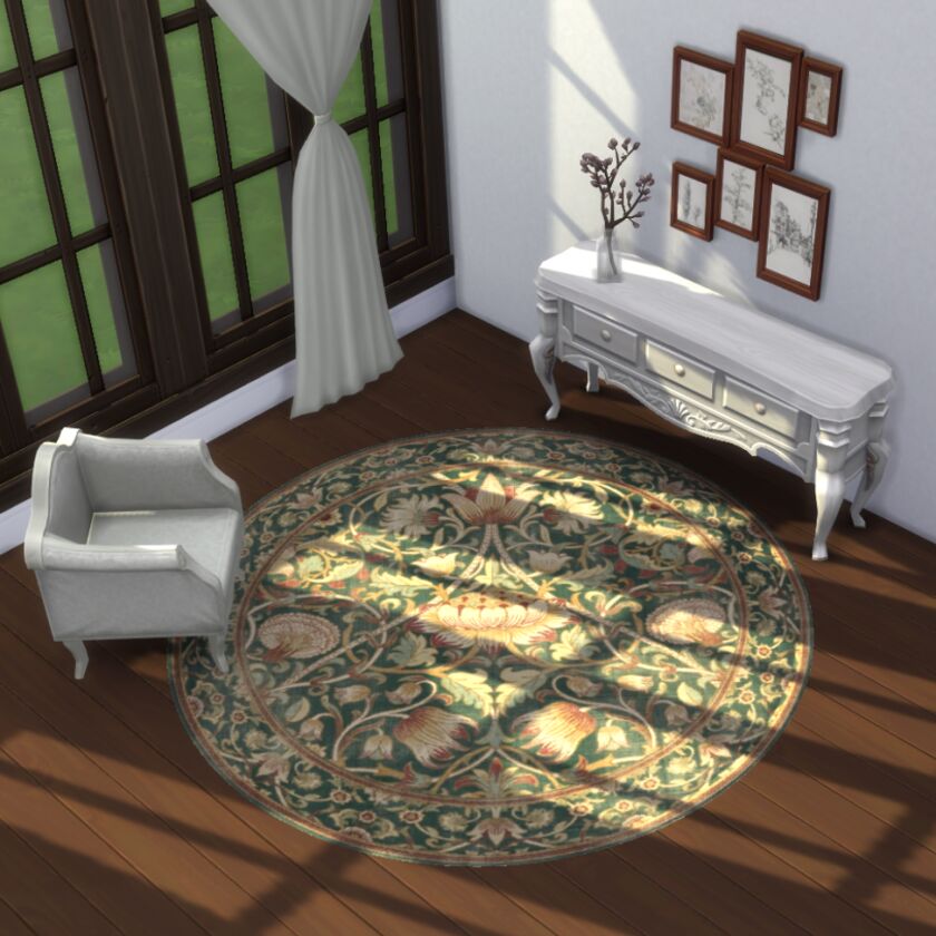 sims 4 cc morris and co greens round base game 4