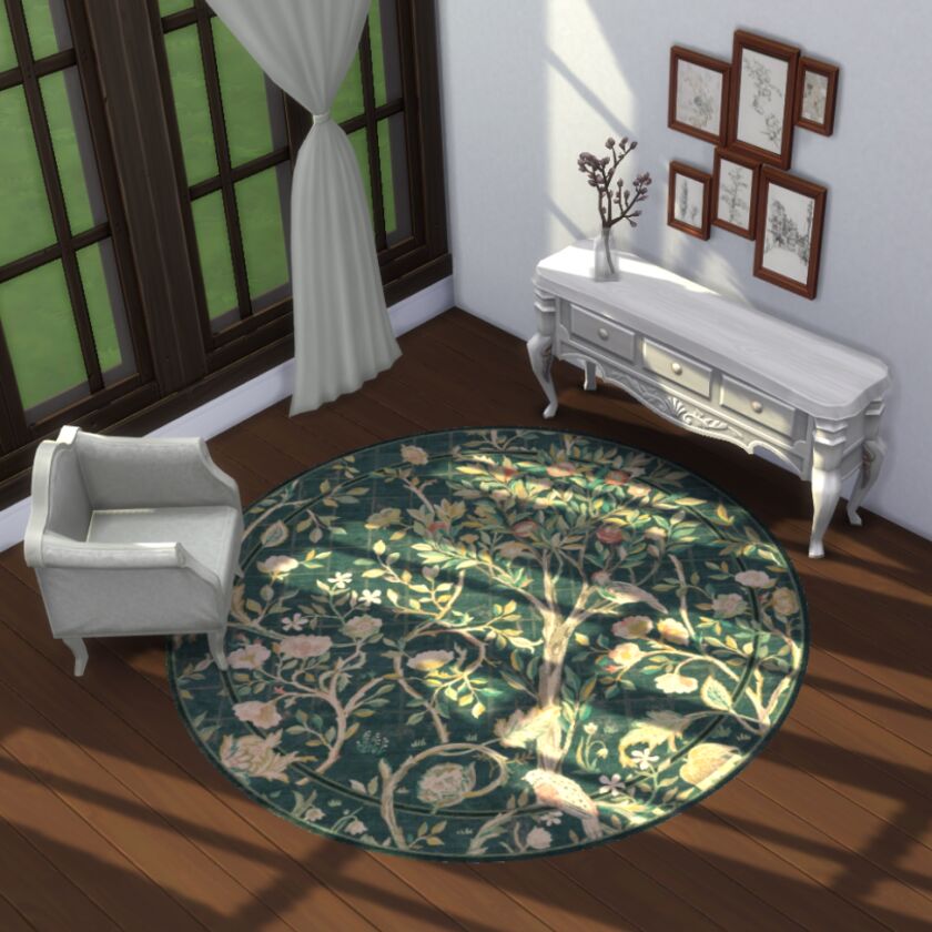 sims 4 cc morris and co greens round base game 5