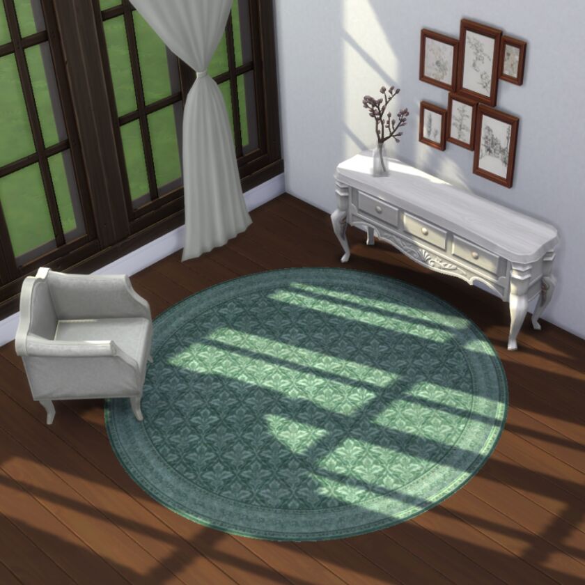 sims 4 cc morris and co greens round base game 6