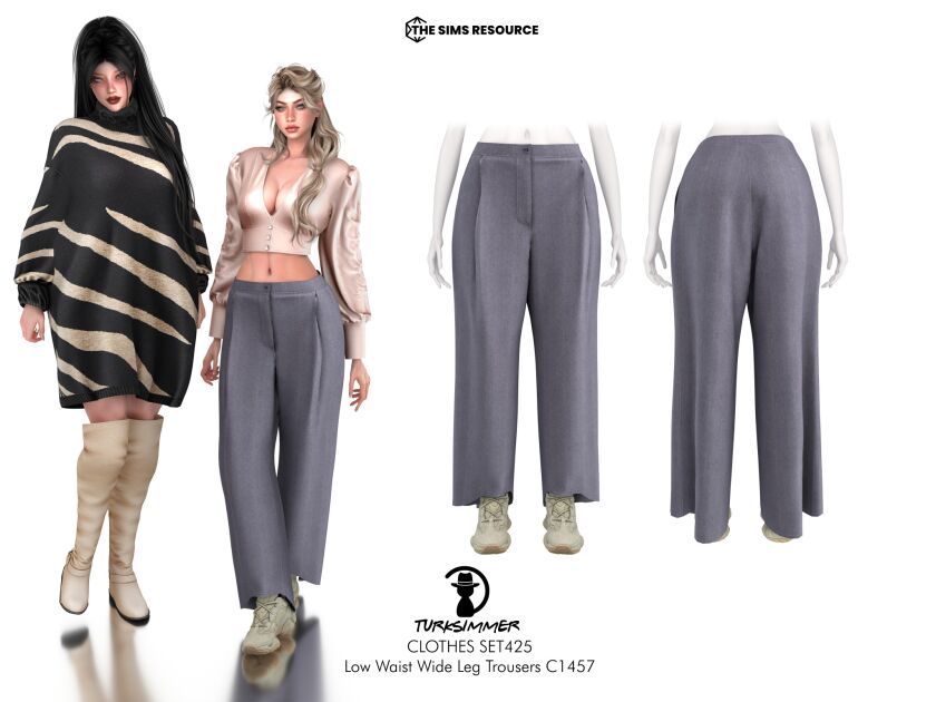 sims 4 cc my tsr page turksimmer clothes set425 knit 3