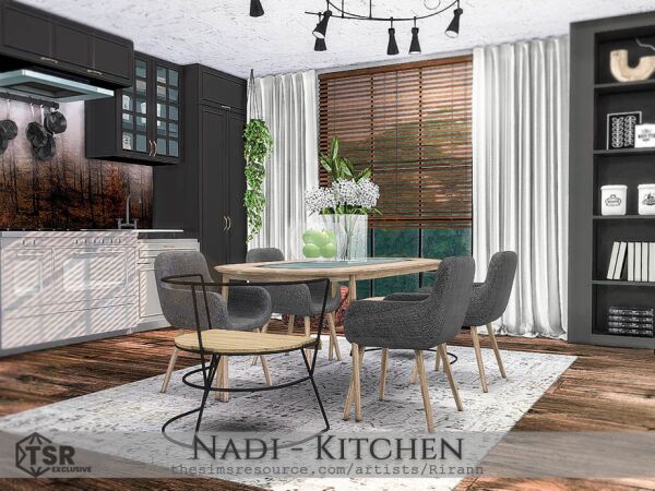 Nadi – Stunning Kitchen CC by Rirann Sims 4 CC