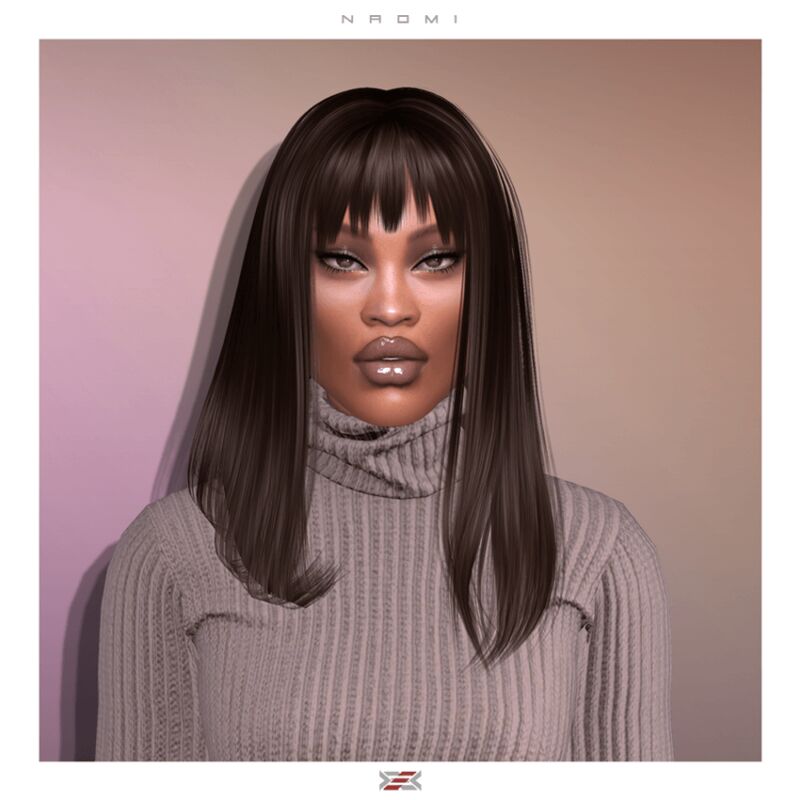 sims 4 cc naomi hairstyle by lexel sims 2